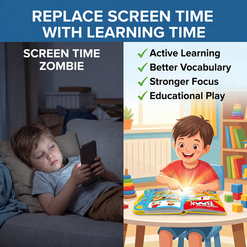 Interactive Talking Learning Book for Toddlers (Ages 3+)