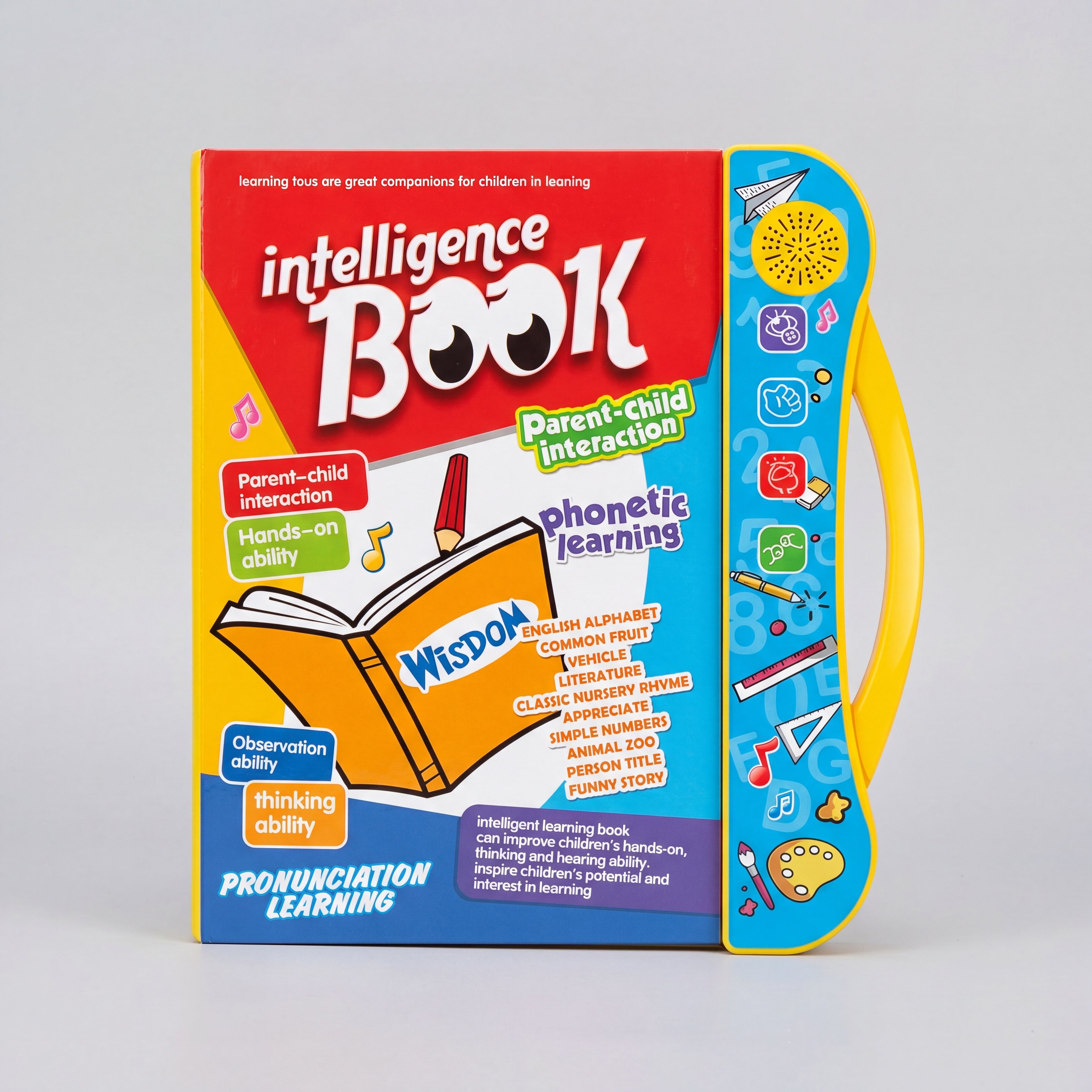 Interactive Talking Learning Book for Toddlers (Ages 3+)