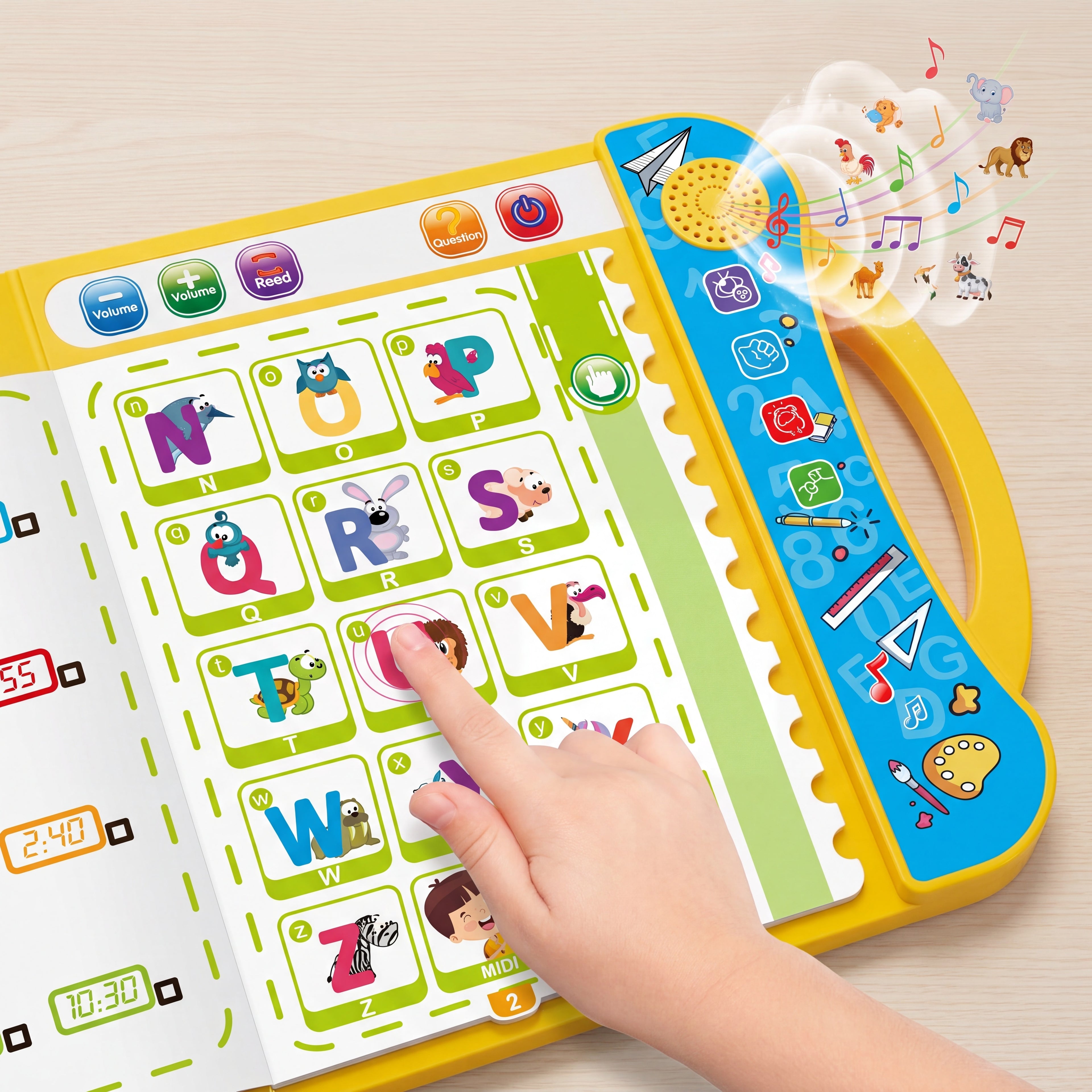 Interactive Talking Learning Book for Toddlers (Ages 3+)